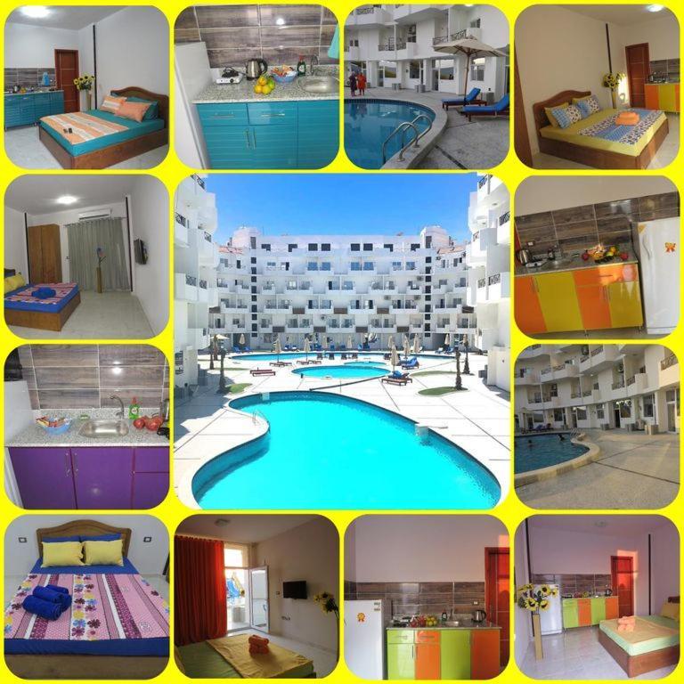 Apartment Bella Rosa Near The Sea Redsealine Hurghada Bagian luar foto
